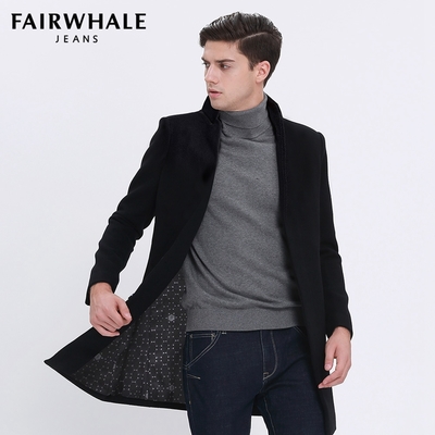 80元優(yōu)惠券!Mark Fairwhale 馬克華菲 秋冬新款 男士中長款羊毛大衣 54.5%羊毛 2.7折 ￥318 - 天貓 | 逛丟 | 實時同步全網(wǎng)折扣