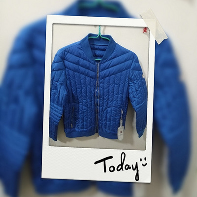 雙十一馬克華菲官方旗艦店買的薄款羽絨服,原價1195,全新,